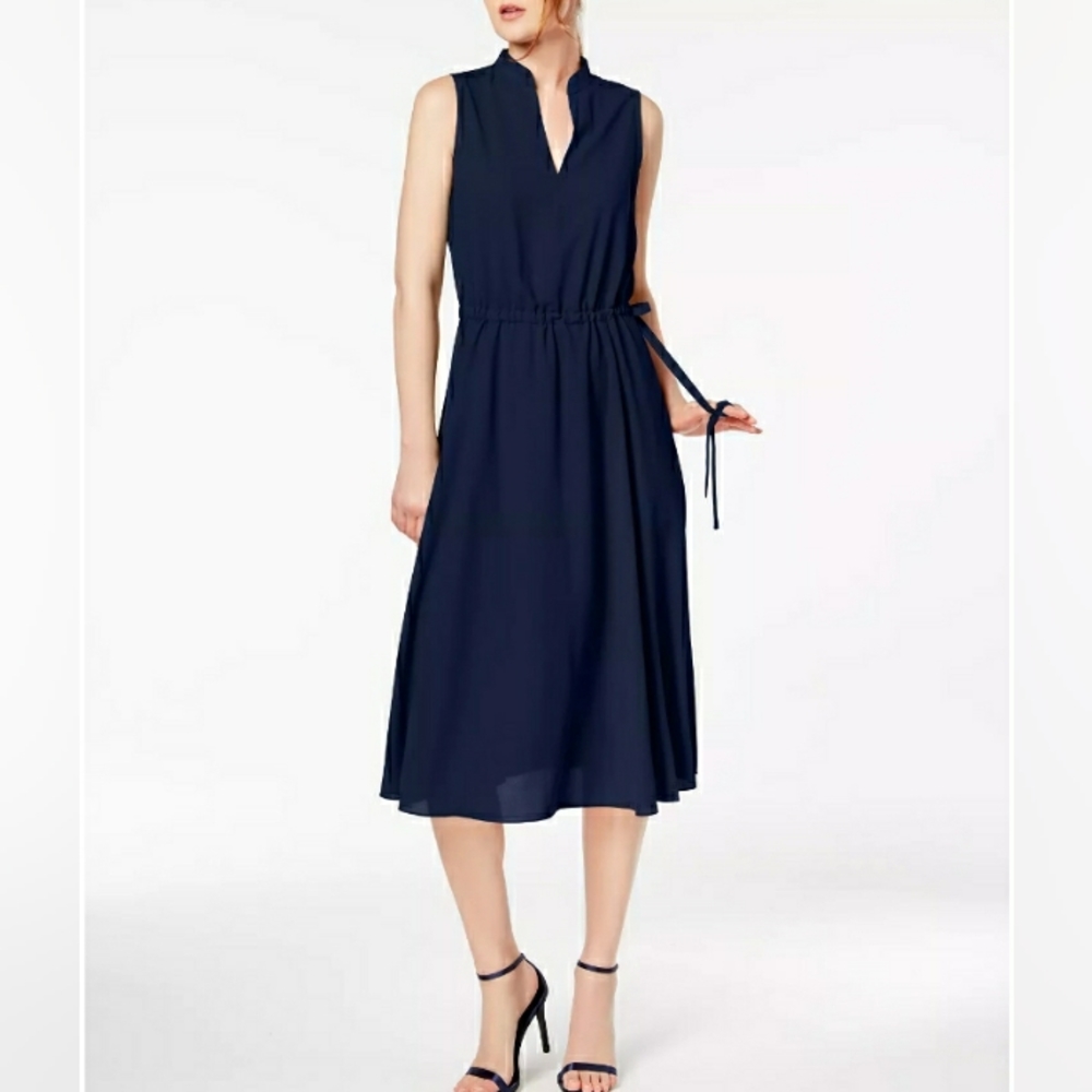 NWT Anne Klein Drawstring Waist Dress Size 2
